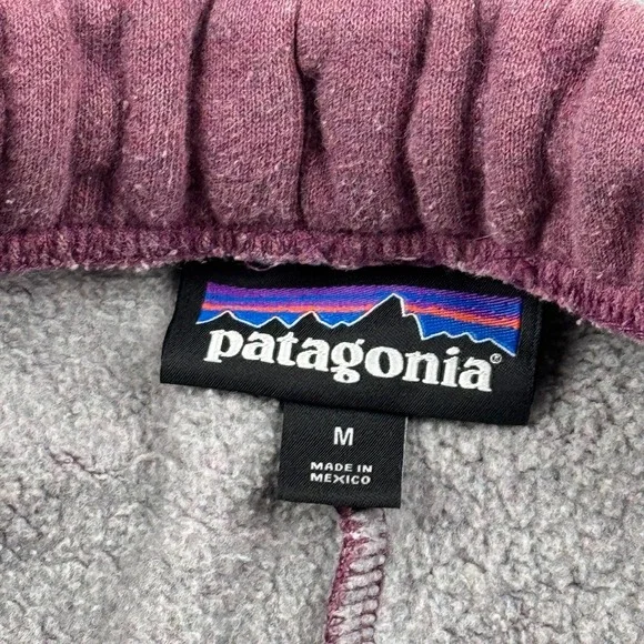 Patagonia Pants Womens Medium Red Fitz Roy Icon Uprisal Sweatpants Fleece 26067 - Picture 7 of 16